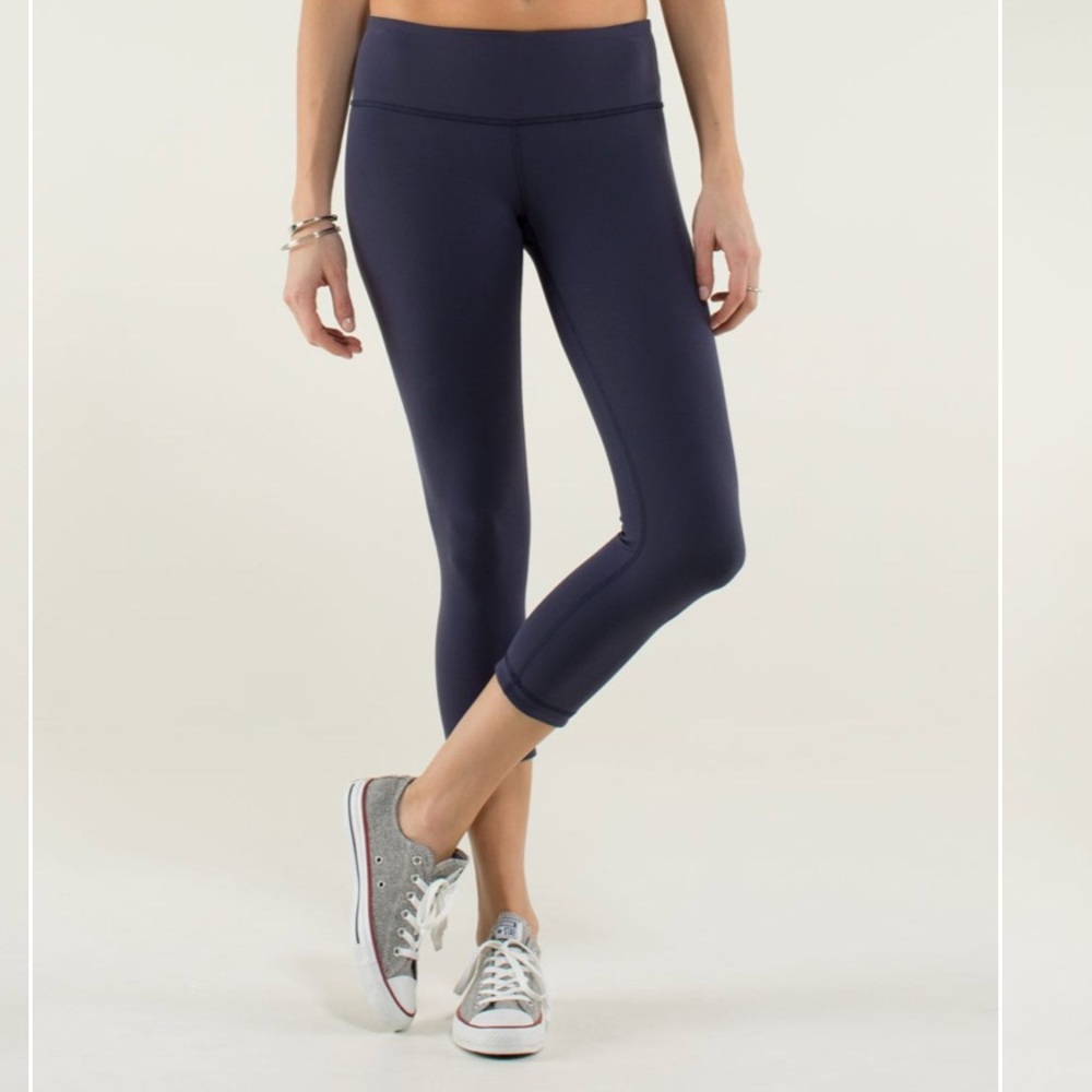 Lululemon Wunder Under Crop *Reversible